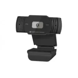 CONCEPTRONIC Webcam AMDIS 1080P - Full HD Webcam mit integriertem Mikrofon, ideal für Videokonferenzen und Live-Streaming
