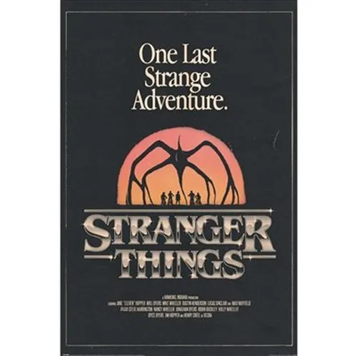 Poster STRANGER THINGS 5 - The Mind Flyer (Orange)  (Netflix) 61x91,5cm 60008