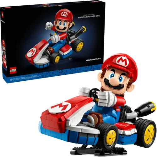 LEGO Super Mario 72037 Mario & Standard-Kart 72037 - LEGO (R) Komplette Sets & Packs - Kreativer Bausatz mit 1972 Bausteinen für stundenlangen Spielspaß, ideal für Erwachsene ab 18 Jahren.