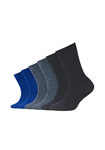 Camano Comfort Unisex Socken 9300 (6er Pack),Mehrfarbig Blau (blue 30), Gr. 31-34
