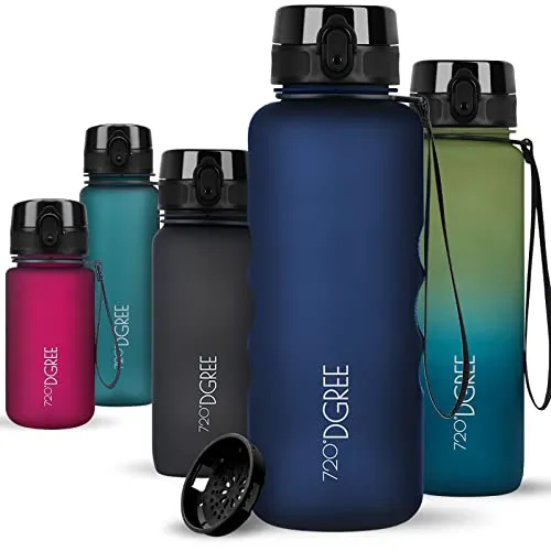 720°DGREE Trinkflasche 1,5 Liter “uberBottle“ softTouch - Thermobehälter mit 1,5L Volumen, BPA-frei und aus stoßfestem Tritan, ideal für Sport und Outdoor-Aktivitäten – immer genug trinken ohne nachfüllen!