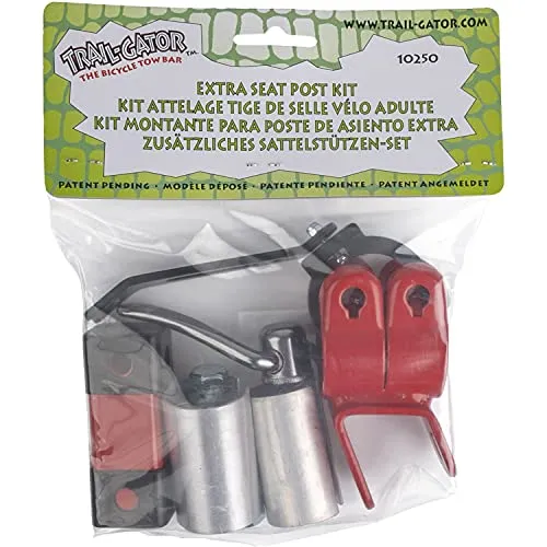 Trail-Gator Ersatzteil Halterung für Sattelstütze - Sattelstützen Halterung für Tandemstangen, mit Schnellspanner und passend für Durchmesser 25,4 - 31,8 mm, ideal für den Einsatz mit einem Zweitrad.
