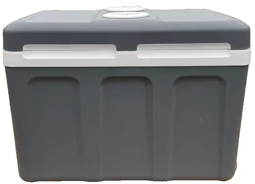 TZS FIRST AUSTRIA Elektrische Kühlbox 45L - Kühlboxen & Kühltaschen, 45L Volumen mit 12V/230V Anschluss, ideal für Camping und Reisen, bietet sowohl Kühl- als auch Warmhaltefunktion.