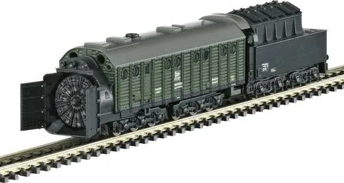 Märklin 87360 Z Dampfschneeschleuder der DR - Güterwagen: Detaillierte Dampfschneeschleuder mit beweglichen Leitblechen und Unterstützung für den Wiederaufbau des Eisenbahnmuseums in Schwerin.