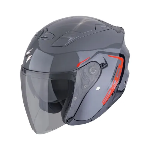 Scorpion EXO 230 CIT-E Jethelm mit Visier und Sonnenblende - Motorradhelm in Größe M, ECE-zugelassen mit Pinlock-Bereitstellung für optimale Sicht und Schutz. Ideal für Onroad-Aktivitäten.