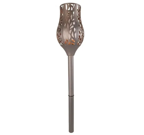 Luxform Tulip LED-Gartenleuchte mit Flammen-Effekt - Elegante LED-Gartenleuchte für stimmungsvolle Außenbeleuchtung. Mit Fernbedienung und Timer-Funktion für einfache Handhabung. Ideal zur Gestaltung Ihres Gartens.