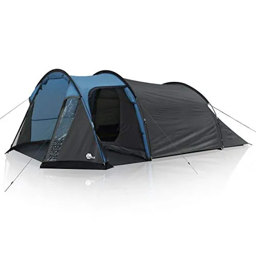 your GEAR Sopero Tunnelzelt für 4 Personen - Wasserdichtes Tunnelzelt mit 5000 mm Wassersäule, UV-Schutz 50+, und Moskitonetz für ungestörten Campingkomfort. Ideal für Familienurlaube und Festivals.