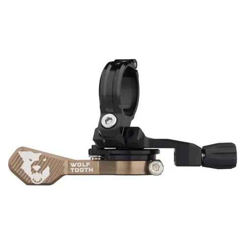 Wolf Tooth ReMote Pro Remote Hebel 22.2mm – Espresso - Der Wolf Tooth ReMote Pro Remote Hebel bietet präzise Kontrolle und ist ideal für den Einsatz am Mountainbike. Mit seinem ergonomischen Design ermöglicht er eine mühelose Bedienung während der Fahrt.