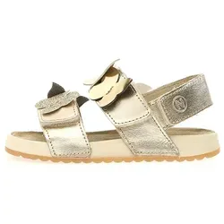 Naturino Leder-Sandalen "Lovety" in Gold, Größe 34 - Stylische Naturino Leder-Sandalen "Lovety" in Gold, ideal für Kinder. Mit praktischem Klettverschluss und rutschhemmender Sohle für sicheren Halt beim Spielen und Toben.