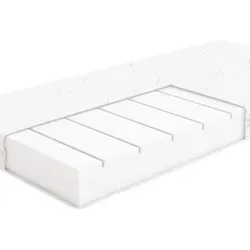 Hilding Dobranocka Baby-Matratze (70x140) - Sichere Baby-Matratze mit wasser- und schmutzabweisendem Bezug. Ideal für eine gesunde Schlafumgebung, unterstützt die Wirbelsäulenentwicklung. 5 Jahre Garantie für geprüfte Qualität.