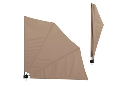 casa.pro Balkonfächer Ragusa - Wandklappschirm für Sichtschutz - Sonnenschirm / Sichtschutz für Balkon, 160x160cm, leicht montierbar und UV-beständig - ideal für mehr Privatsphäre und Schutz vor Sonne und Wind.