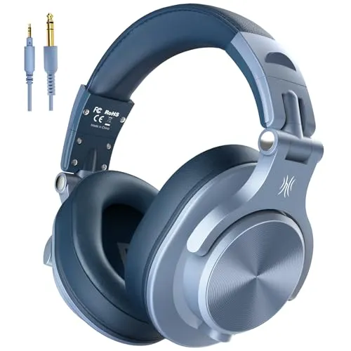 OneOdio A71 DJ Kopfhörer Over Ear - Professioneller HiFi Kopfhörer mit Share Port für gleichzeitige Wiedergabe von zwei Tonquellen, ideal für Recording und Monitoring. Ergonomisches Design für hohen Tragkomfort.