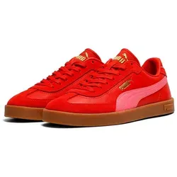 Puma Club II Era Damen Sneaker, Candy Apple Magic Rose, Größe 39 EU - Stylische Damen Sneaker mit regulärem Schnitt und Schnürung. Die Wildleder-Overlays bieten eine starke Textur und hohen Tragekomfort.