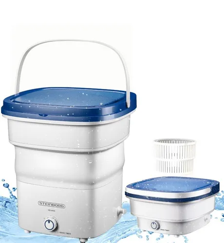 Faltbare Mini Waschmaschine - 1,5 KG Kapazität, ideal für Camping und kleine Wohnungen, energieeffizient und platzsparend