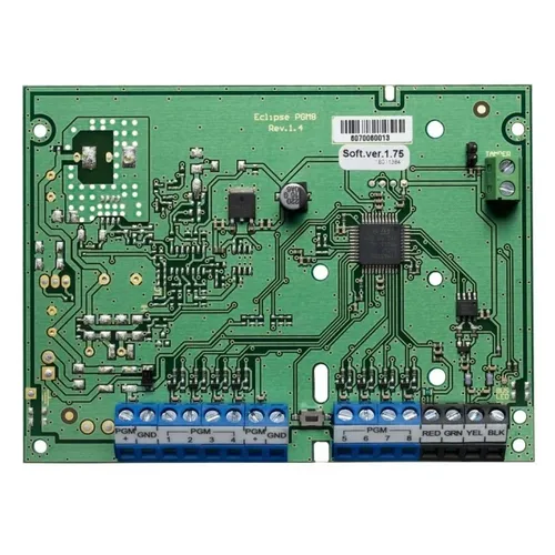 Teletek Eclipse PGM8 Modul – Erweiterung mit 8 programmierbaren Ausgängen - Erweiterungsmodul für Eclipse32, bietet vielseitige Programmiermöglichkeiten und ist ideal für flexible Überwachungslösungen.