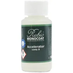 Rubio Monocoat Accelerator Component B 100ml - Zubehör für Elektrowerkzeug, verbessert die Trocknung und Aushärtung von Öl Plus 2C für ein widerstandsfähiges und langlebiges Ergebnis.