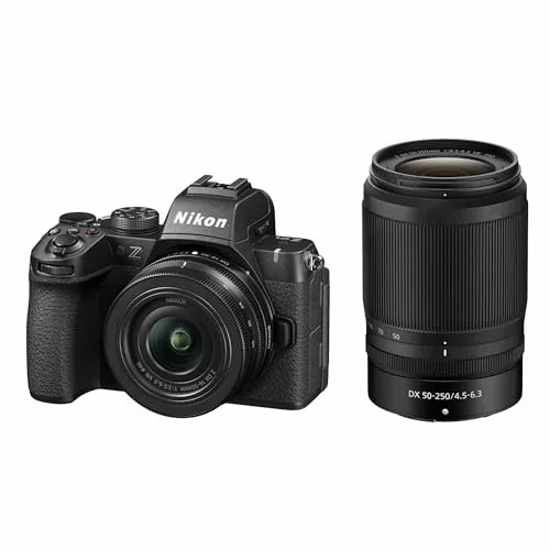 Nikon Z50II Kit mit 16-50mm und 50-250mm - Spiegelreflex- & Systemkameras, kompakt und benutzerfreundlich – ideal für angehende Content-Creators, perfekt für Fotos, Videos, Vlogs und Livestreams.