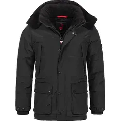 Höhenhorn Mangard Herren Winterjacke Schwarz Gr. XXL - Hervorragende Isolierung und atmungsaktive Funktionalität, ideal für kalte Temperaturen und vielseitige Anlässe