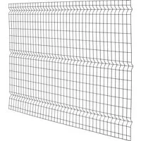 3D-Einstabmattenzaun Anthrazit 150 x 200 cm - Stabiler 3D-Einstabmattenzaun mit 4 mm starkem Draht, zinkphosphatiert und pulverbeschichtet. Ideal für den Außenbereich, sorgt für Sicherheit und ansprechende Optik. Pfosten und Befestigungsmaterial sind separat erhältlich.