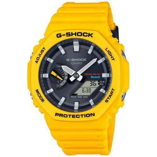 G-Shock Classic Style GA-2100-1AER Armbanduhr - Armbanduhren für Herren, stoßfest und wasserdicht bis 200 m, mit Bluetooth und vielfältigen Funktionen für Sport und Alltag.