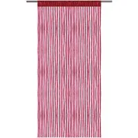 Bestlivings Fadenvorhand Fadengardine Vorhang Gardine Rot  140 cm x 250 cm
