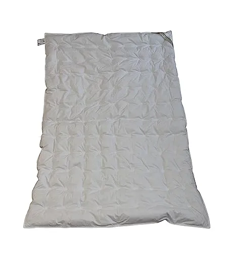 Betten Hofmann Sommer Daunendecke 135x200 cm - Bettdecken aus 100% Daunen, superleicht und waschbar bis 60°, ideal für einen erholsamen Schlaf im Sommer.