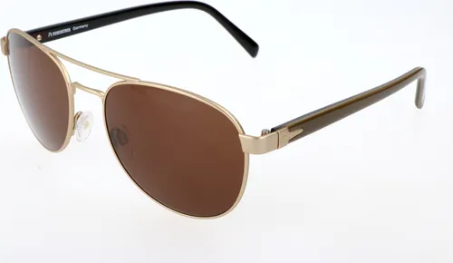 Rodenstock R1414 C LIGHT GOLD / OLIVE 56/18/145 Herren Sonnenbrillen