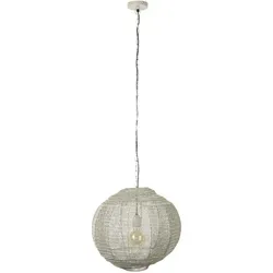 designline »Meezan« Pendelleuchte in Sandgrau - Moderne Pendelleuchte in Sandgrau mit elegantem, drahtigem Schirm. Sie sorgt für stimmungsvolles Licht und passt perfekt in jeden Wohnraum. Ideal für stilvolle Akzente!