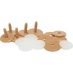 GLOREX Gelenkscheiben Set für Bären 5 Stück 30 mm bis 35 mm - Bunt