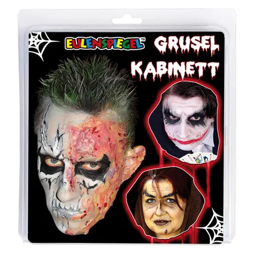 Eulenspiegel Grusel Kabinett (EU450161) - Party Schminke für unvergessliche Halloween-Events, enthält alles für schaurige Looks und kreative Verkleidungen.