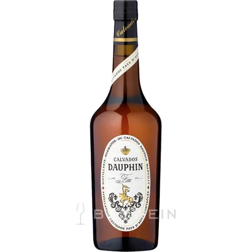 Calvados Dauphin - Edler Apfelbrand aus der Normandie - Weinbrand aus Pays d’Auge mit fruchtigem Apfelbouquet, doppelt destilliert und in Eichenfässern gereift. Ein Genuss für Kenner!
