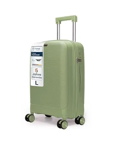 4FLY CoreMatte PP Hartschalenkoffer 24 Zoll – Hellgrün - Robuster 24 Zoll Hartschalenkoffer in stylischem Hellgrün, ideal für Reisen. Mit leichtem Gewicht und geräumigem Innenraum für optimalen Komfort und Organisation.