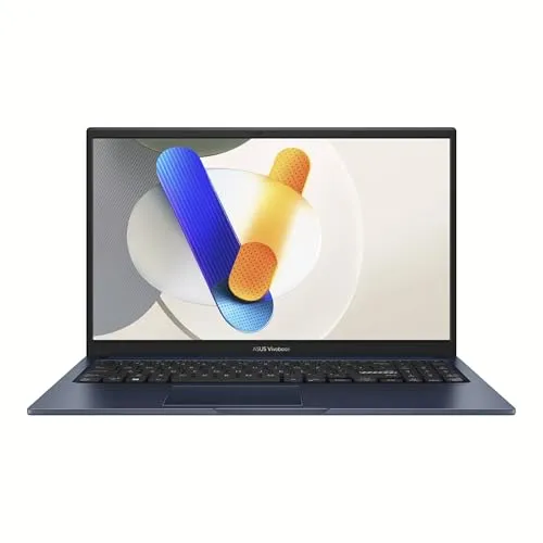 ASUS Vivobook 15 | Quiet Blue (X-Serie) | 15,6" FHD | Core i7 1355U | RAM: 16GB | SSD: 500GB | Windows 11 Pro | Office 2024 Pro #mit Notebooktasche