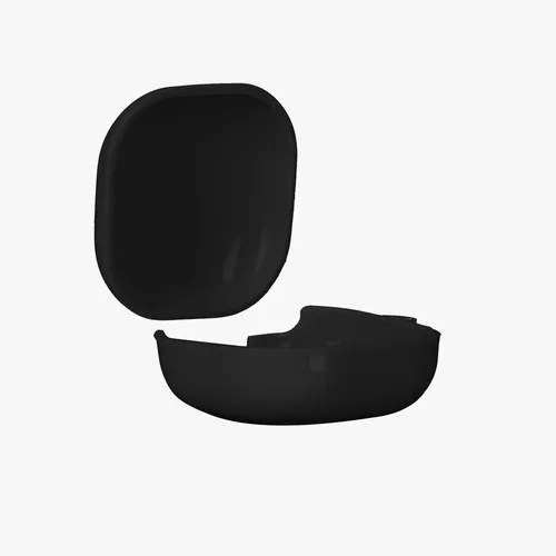 kwmobile Hülle kompatibel mit Samsung Galaxy Buds 2 Pro / Buds 2 / Buds Live Hülle - TPU Case - Schutzhülle für Kopfhörer - Cover in Schwarz