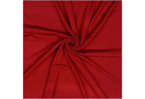 maDDma Stoff 0,5m Modaljersey Meterware Modalstoff Modal Jersey Tencel™ Modal, dunkelrot