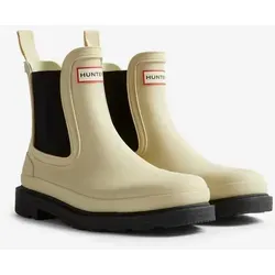 Hunter Boots Women's Commando Chelsea Boot - Gummistiefel in Beige, EU 37 - Stiefel für verregnete Tage - Wasserdicht, vegan und ideal für den Alltag. Hochwertiges Material: 100% Gummi. Entdecken Sie weitere Top-Angebote von Hunter Boots!