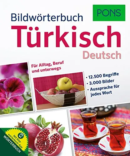 PONS Bildwörterbuch Türkisch: 12.500 Begriffe und Redewendungen in 3.000 topaktuellen Bildern für Alltag, Beruf und unterwegs.: Für Alltag, Beruf und unterwegs. Mit Bildwörterbuch-App