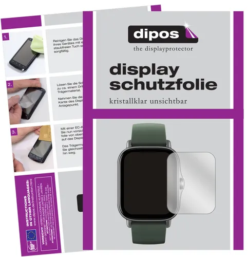 5x Schutzfolie für Amazfit GTS 2e Display Folie klar Displayschutzfolie