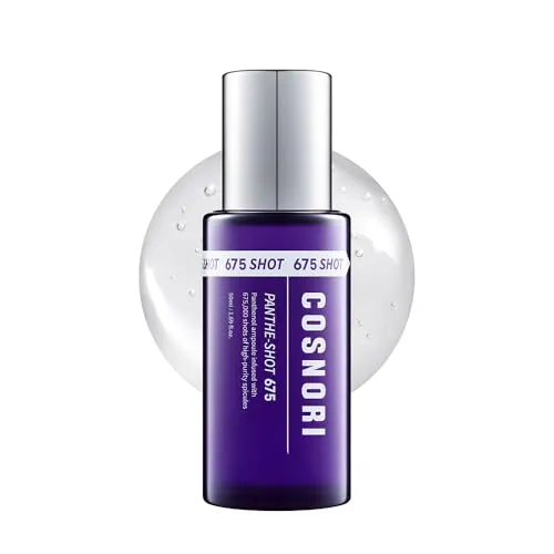 COSNORI Panthe-Shot 675 – Koreanische Panthenol-Ampulle mit 675.000 hochreinen Spiculae – Kraftvolle Hautpflegelösung – Intensive erste Gesichtsessenz (50 ml)