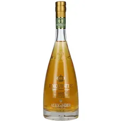 Bottega Alexander Exquisite Aqva Di Vita Grappa Invecchiata Prosecco 38% Vol. 0,7l - Edler Grappa aus Glera-Trauben, 12 Monate in Eichenfässern gereift. Erleben Sie einen vollmundigen Genuss mit fruchtigen und würzigen Noten – ideal als Digestif oder zu feinen Desserts.