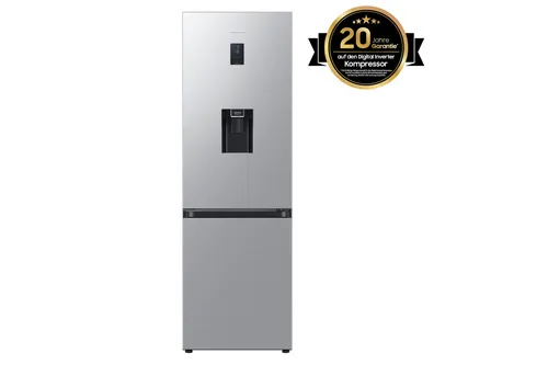 Samsung Kühl-Gefrierkombination RL34C652CSA - Kühlschrank mit No Frost-Technologie und SmartThings Integration für effizientes Kühlen, 227 l Kühl- und 114 l Gefriervolumen, ideal für moderne Haushalte.