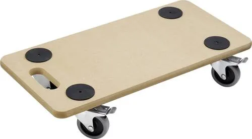 Metafranc Transportroller 590 x 290 mm – 200 kg Tragkraft - Ideal für den mühelosen Transport von Möbeln und schweren Gegenständen. Mit Anti-Rutsch-Pads und 4 Lenkrollen für sicheren Halt auf empfindlichen Böden. Praktischer Tragegriff für einfache Handhabung.