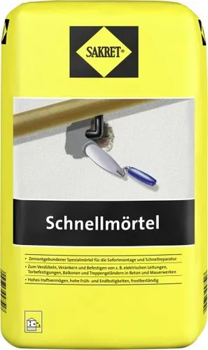 SAKRET Schnellmörtel 10 kg Sack  Mörtel