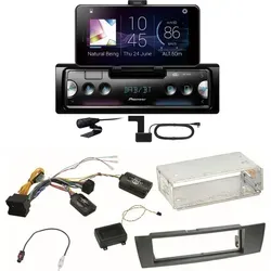 Pioneer SPH-20DAB Digitalradio Bluetooth Einbauset für BMW E87 E81 E82 X1 E84 - Vollständiges Einbauset für BMW 1er E87 E81 E82 X1 E84 mit Pioneer SPH-20DAB, DAB Antenne und allen nötigen Adaptern. Ideal für den einfachen Zugang zu Smartphone-Apps und hervorragenden Sound.