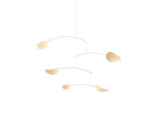 Flensted Mobiles Mobile Drifting Clouds Nature M - Wunderschönes Baby-Mobile aus Dänemark, inspiriert von der Natur. Mit viel Liebe zum Detail entworfen, bringt es sanfte Bewegung und Farben ins Kinderzimmer.