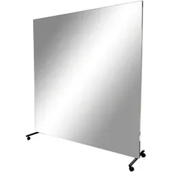 Fahrbarer Leichtspiegel 150 x 200 cm - Massageliegen für präzise Bewegungskontrolle, 360° schwenkbar und ideal für Ballett, Tanz, Sport und Therapie. Bruchfest und unfallgesichert für höchste Sicherheit.