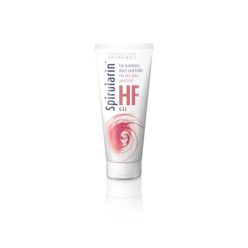 Spirularin HF Gel 100ml – Professionelle Fußpflege für trockene Haut - Fußpflegecreme mit intensiv feuchtigkeitsspendender Wirkung, ideal für geschmeidige Füße. Schützt die Hautzellen dank Mirialgenextrakt und sorgt für ein erfrischendes Gefühl.