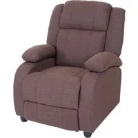Fernsehsessel Glasgow - Bequemer Relaxsessel aus Stoff/Textil in Mahagoni - Sessel mit extradicker Polsterung für höchsten Komfort, ideal zum Entspannen und Relaxen. Ausgezeichnet mit dem Mittelstandspreis für soziale Verantwortung.