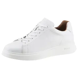 BOSS Men Bulton_Runn_lt_N Sneaker White 49 EU - Herren-Sneaker, stilvoller und bequemer Sneaker in elegantem Weiß für einen sportlichen Look.