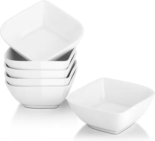 DOWAN 244ml Keramik Ramekins 6er-Set, Backofenfest - Vielseitige Ramekins für Desserts und Dips – ideal für individuelle Portionen. Robust und stapelbar, perfekt für den täglichen Gebrauch und elegante Präsentation bei Festen.